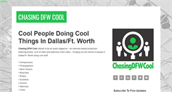 Desktop Screenshot of chasingdfwcool.com