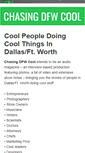 Mobile Screenshot of chasingdfwcool.com